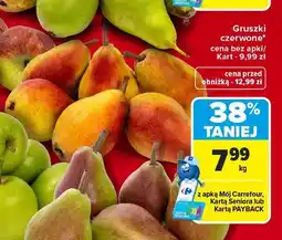 Carrefour Gruszki czerwone oferta