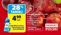 Carrefour Jabłka polskie na sok oferta