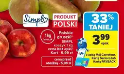 Carrefour Gruszki polskie Simpl oferta