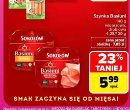 Carrefour Szynka Basiuni wieprzowa Sokołów oferta