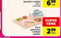 Carrefour Pierś gotowana z indyka Bianka Indykpol oferta