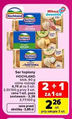 Carrefour Ser topiony blok Hochland oferta