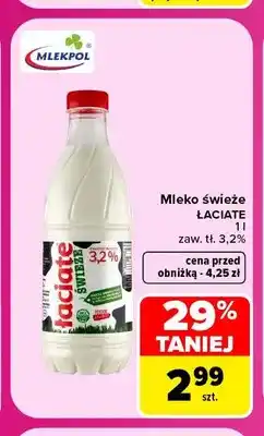 Carrefour Mleko świeże Łaciate 3,2% oferta