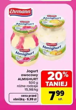 Carrefour Jogurt owocowy Almighurt Ehrmann oferta