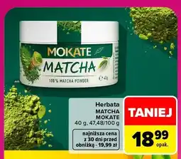 Carrefour Herbata Matcha Mokate oferta