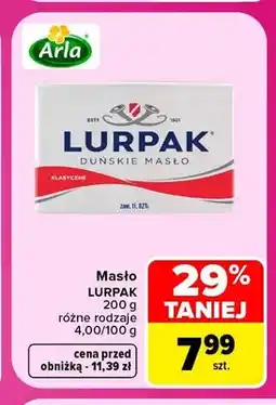 Carrefour Masło Lurpak oferta