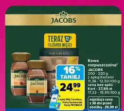 Carrefour Kawa rozpuszczalna Jacobs oferta