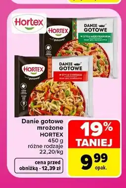 Carrefour Danie gotowe mrożone w stylu meksykańskim Hortex oferta