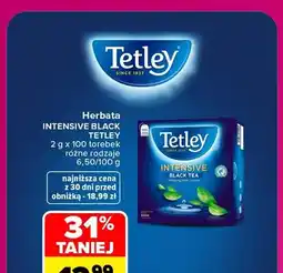 Carrefour Herbata Intensive Black Tetley oferta