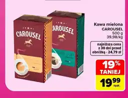 Carrefour Kawa mielona Carousel Daily Cup Crema oferta