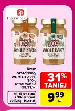 Carrefour Krem orzechowy Whole Earth crunchy oferta