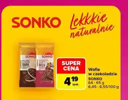 Carrefour Wafle w czekoladzie Sonko oferta