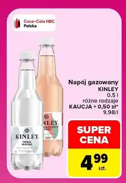 Carrefour Napój gazowany Kinley oferta