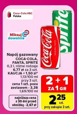 Carrefour Napój gazowany Coca-Cola oferta