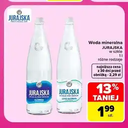 Carrefour Woda mineralna Jurajska w szkle oferta