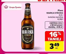 Carrefour Piwo Warka Strong oferta