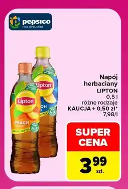 Carrefour Napój herbaciany Lipton oferta