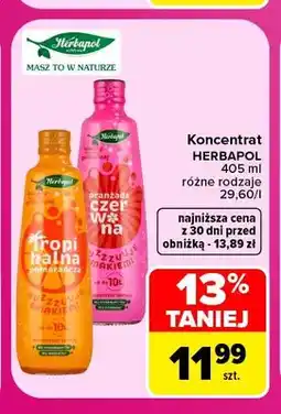 Carrefour Koncentrat Herbapol oferta