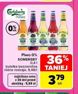 Carrefour Piwo bezalkoholowe Somersby Mandarin oferta