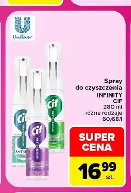 Carrefour Spray do czyszczenia Infinity Cif oferta