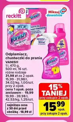 Carrefour Odplamiacz Vanish oferta