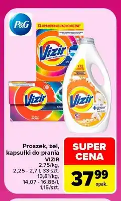 Carrefour Proszek do prania Vizir oferta
