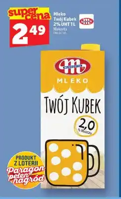 Topaz Mleko UHT Twój Kubek Mlekovita 2% oferta