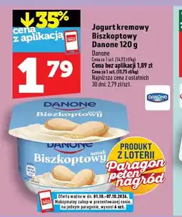 Topaz Jogurt kremowy biszkoptowy Danone oferta