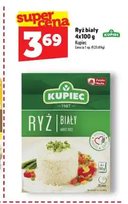 Topaz Ryż biały 4-pak 100 g Kupiec oferta