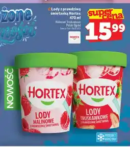 Topaz Lody z prawdziwą śmietanką malinowe Hortex oferta