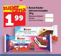 Topaz Baton Kinder Mleczna Kanapka oferta