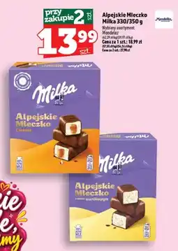 Topaz Alpejskie Mleczko o smaku waniliowym Milka oferta