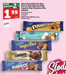 Topaz Baton Pawełek toffi E.Wedel oferta