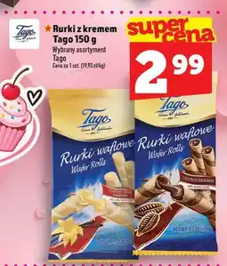 Topaz Rurki z kremem o smaku waniliowym Tago oferta