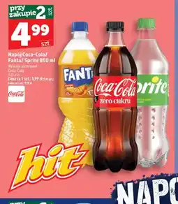 Topaz Napój gazowany Coca-Cola zero cukru oferta