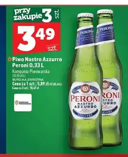 Topaz Piwo Nastro Azzurro Peroni oferta