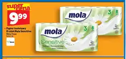 Topaz Papier toaletowy 8-pak Mola Sensitive oferta