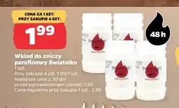 Netto Wkład do zniczy parafinowy Światełko oferta