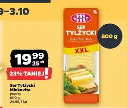 Netto Ser Tylżycki w plastrach Mlekovita oferta