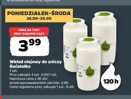 Netto Wkład olejowy do zniczy Światełko oferta