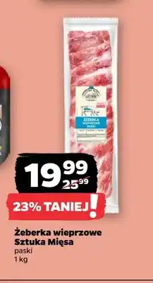 Netto Żeberka wieprzowe paski Sztuka Mięsa oferta