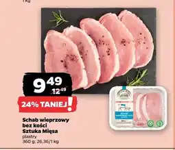 Netto Schab wieprzowy bez kości plastry Sztuka Mięsa oferta
