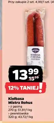 Netto Kiełbasa z gęsiną Mistrz Rohus oferta