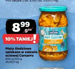Netto Płaty śledziowe opiekane w zalewie octowej Corsarro oferta
