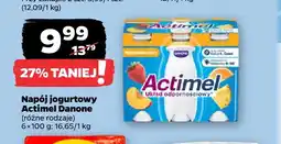 Netto Napój jogurtowy Actimel Danone 6-pak oferta