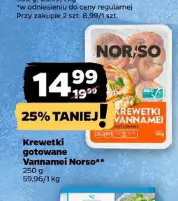 Netto Krewetki gotowane Vannamei Norso oferta