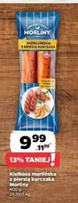 Netto Kiełbasa morlińska z piersią kurczaka Morliny oferta