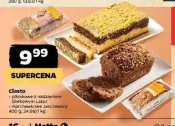 Netto Ciasto piknikowe z nadzieniem śliwkowym Lazur oferta