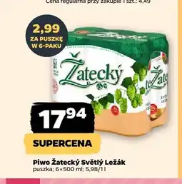 Netto Piwo Žatecký Světlý Ležák 6-pak oferta