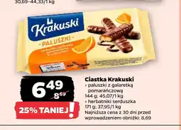 Netto Ciastka Krakuski paluszki z galaretką pomarańczową oferta